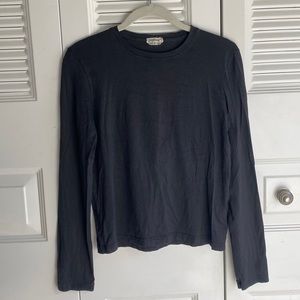 Hermès Paris Silk Blend Long Sleeve Top - Size M